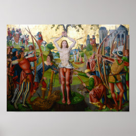 Eerste martelaarschap van St. Sebastian (M 013) Poster