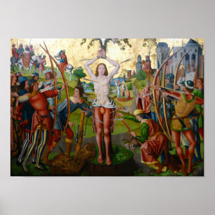 Eerste martelaarschap van St. Sebastian (M 013) Poster