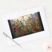 Eerste martelaarschap van St. Sebastian (M 013) Rechthoekige Sticker (Envelop)