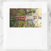 Eerste martelaarschap van St. Sebastian (M 013) Rechthoekige Sticker (Tas)