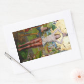 Eerste martelaarschap van St. Sebastian (M 013) Rechthoekige Sticker (Envelop)