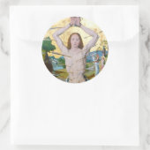 Eerste martelaarschap van St. Sebastian (M 013) Ronde Sticker (Tas)