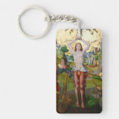 Eerste martelaarschap van St. Sebastian (M 013) Sleutelhanger (Voorkant)