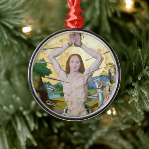 Eerste Martyrdom St. Sebastian (M 013) Ceramic Orn Metalen Ornament