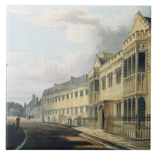 Eerste Master's House, Harrow School, uit 'Geschie Tegeltje (Voorkant)