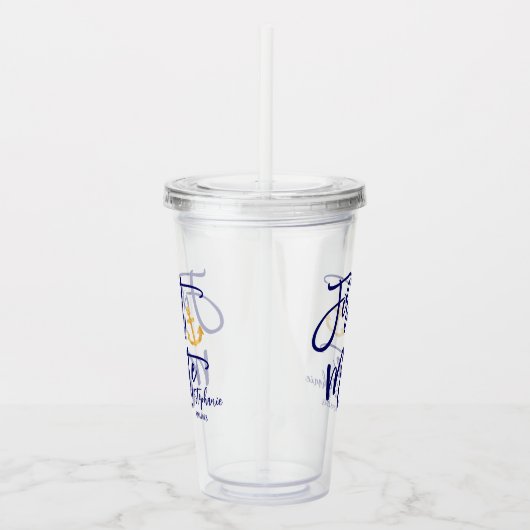 Eerste Mate Maid of Honor Coastal Acryl Drinkbeker (Rechts)