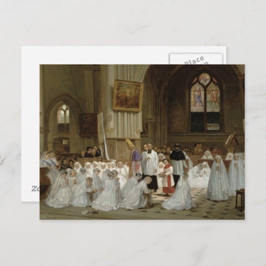 Eerste mededeling, 1867 briefkaart (Voorkant / Achterkant)