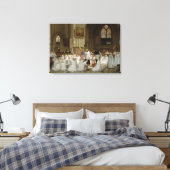 Eerste mededeling, 1867 canvas afdruk (Insitu (Slaapkamer))