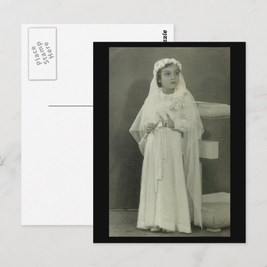  eerste mededeling briefkaart (Voorkant / Achterkant)