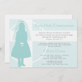 Eerste mededeling - Girl Kaart (Voorkant / Achterkant)