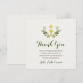 Eerste mededeling Hartelijk dank | Vast Bedankkaart (Voorkant / Achterkant)