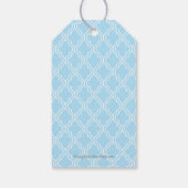 Eerste mededeling Hartelijk dank voor Blauw Cadeaulabel (Achterkant)