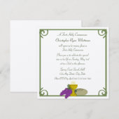 Eerste mededeling kaart (Voorkant / Achterkant)