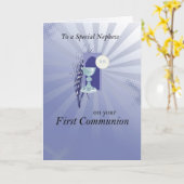 Eerste mededeling over Nephew met blauwe stralen Kaart (Gele Bloem)