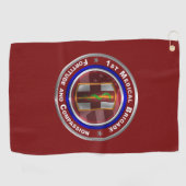 Eerste medisch brigade golfhanddoek (Horizontaal)