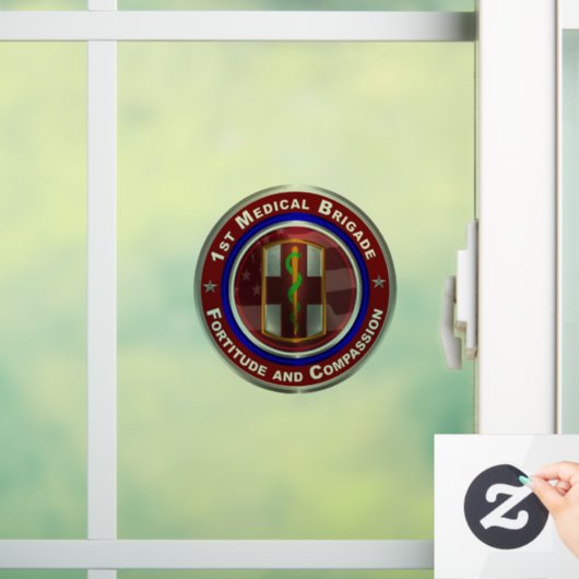 Eerste medisch brigade raamsticker (Huis)