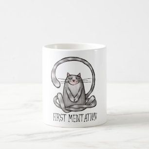 eerste meditatie koffiemok