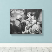 Eerste mei 1851, gegraveerd door Werner Canvas Afdruk (Insitu (Houten vloer))