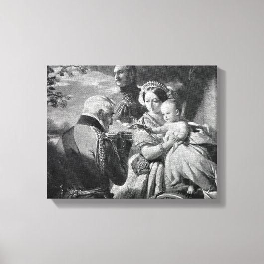 Eerste mei 1851, gegraveerd door Werner Canvas Afdruk (Voorkant)