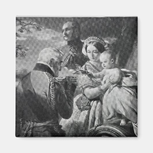 Eerste mei 1851, gegraveerd door Werner Magneet (Voorkant)