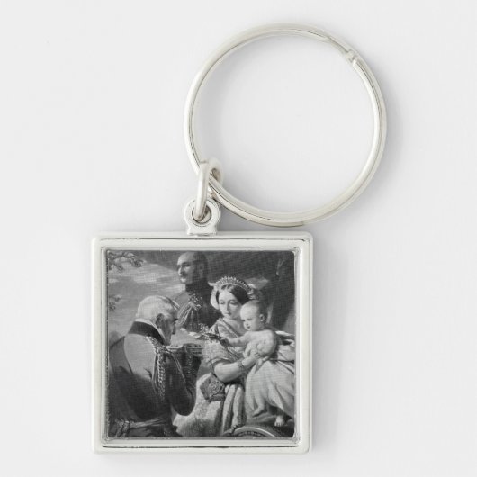 Eerste mei 1851, gegraveerd door Werner Sleutelhanger (Voorkant)