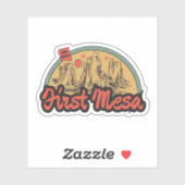 Eerste Mesa, Arizona Sticker (Vel)