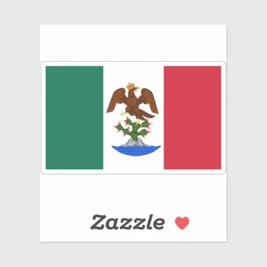 Eerste Mexicaanse Rijk Sticker (Vel)