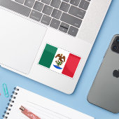 Eerste Mexicaanse Rijk Sticker (Laptop met iPhone)