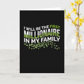 Eerste Millionaire handelaarster Kaart (Gele Bloem)