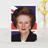Eerste minister Margaret Thatcher - de Dame van Kaart (Gele Bloem)