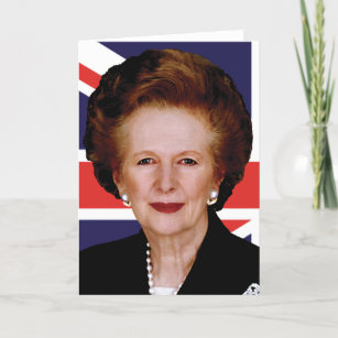 Eerste minister Margaret Thatcher - de Dame van Kaart