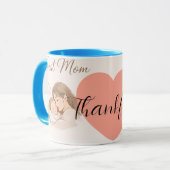 Eerste Moeder Mok – Hartelijk Geschenk voor Nieuwe (Voorkant links)