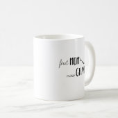 Eerste moeder nu oma - grootmoeder familie koffiemok (Voorkant rechts)