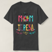 Eerste Moeder Nu Teresa Wildbloemen Gelukkige Moed T-shirt (Design voorkant)