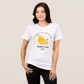 Eerste Moederdag 2026 Schattige Citroen Moeder & B Tri-Blend Shirt (Voorkant volledig)
