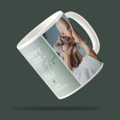 Eerste Moederdag 2 Foto groen Koffiemok