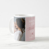 Eerste Moederdag 2 Foto Roze Koffiemok (Voorkant links)