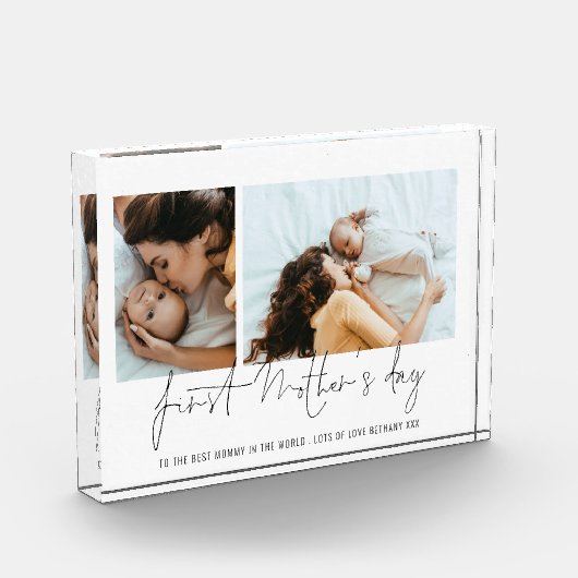 Eerste Moederdag 2 Fotoscript Fotoblokken (Links)