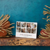 Eerste Moederdag Aangepaste fotocollage Fotoplaat (Zijkant)