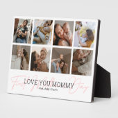 Eerste Moederdag Aangepaste fotocollage Fotoplaat (Zijkant)