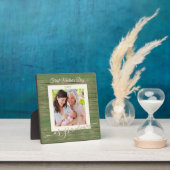 Eerste Moederdag als Grandma Custom Photo Cadeau Fotoplaat (Insitu)