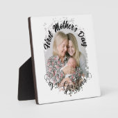 Eerste Moederdag als oma Foto Fotoplaat (Voorkant)