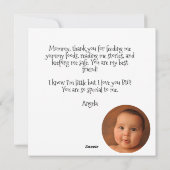 Eerste Moederdag Beste Vrienden Goud sinaasappel h Feestdagenkaart (Achterkant)