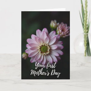 Eerste Moederdag Bloemkaart Kaart