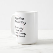 Eerste Moederdag Coffee Mok voor Twin Girls (Voorkant links)