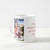 Eerste Moederdag Custom Foto & Tekst Mok (Voorkant links)