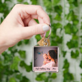 Eerste Moederdag Custom Mam en Baby Uniek houdt Sleutelhanger (Hand)