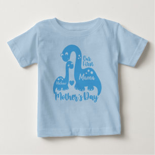 Eerste Moederdag, Cute Dinosaur Baby & Mama