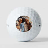 Eerste Moederdag Dog Granny | Aangepaste golfballe Golfballen (Voorkant)
