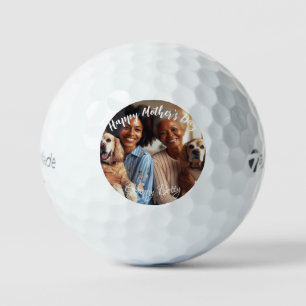 Eerste Moederdag Dog Granny   Aangepaste golfballe Golfballen